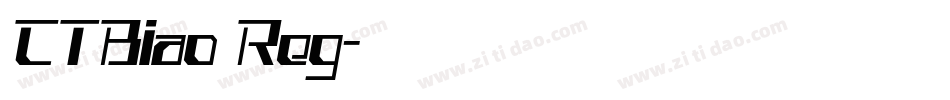 CTBiao Reg字体转换